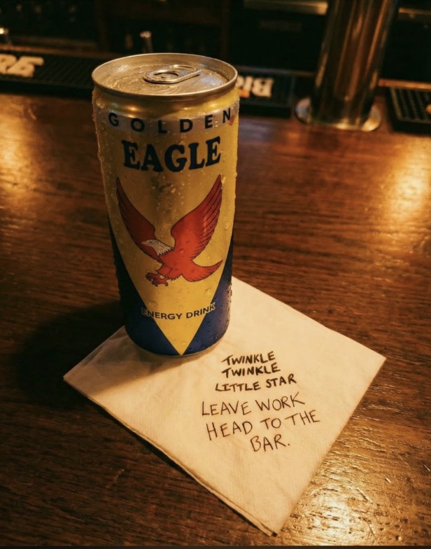 Golden Eagle Energy Drink premium shot